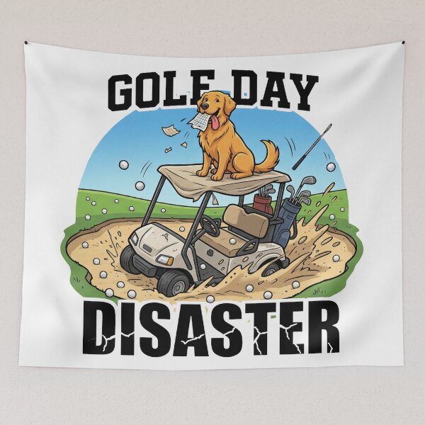 Item preview, Golden Golf Day Disaster designed and sold by zoughlal.