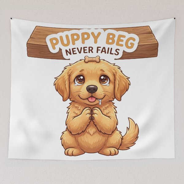Item preview, Golden Puppy Eyes Never Fail designed and sold by zoughlal.