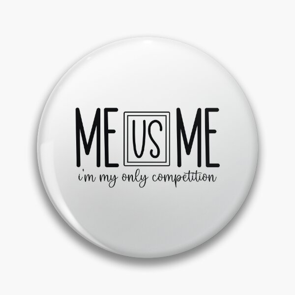 Item preview, Me Vs Me Im My Only Competition - Motivational Quotes Retro Vintage Aesthetic Hustle Mindset Gift designed and sold by FuzionRaptor.