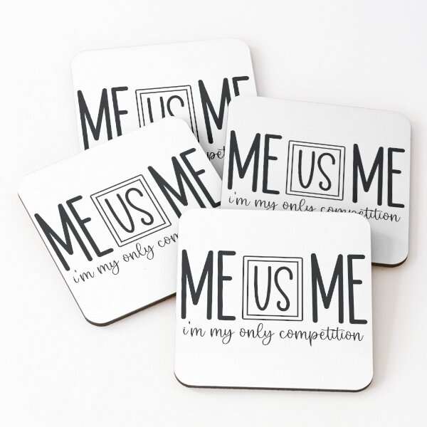 Item preview, Me Vs Me Im My Only Competition - Motivational Quotes Retro Vintage Aesthetic Hustle Mindset Gift designed and sold by FuzionRaptor.