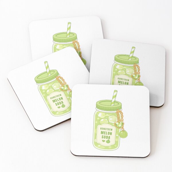 Item preview, Kawaii melon Soda Drink designed and sold by KJackArtwork.