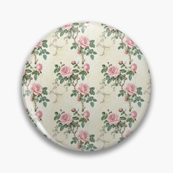 Item preview, Vintage Shabby Chic Rose Cottage Pattern  designed and sold by LouieVanille.