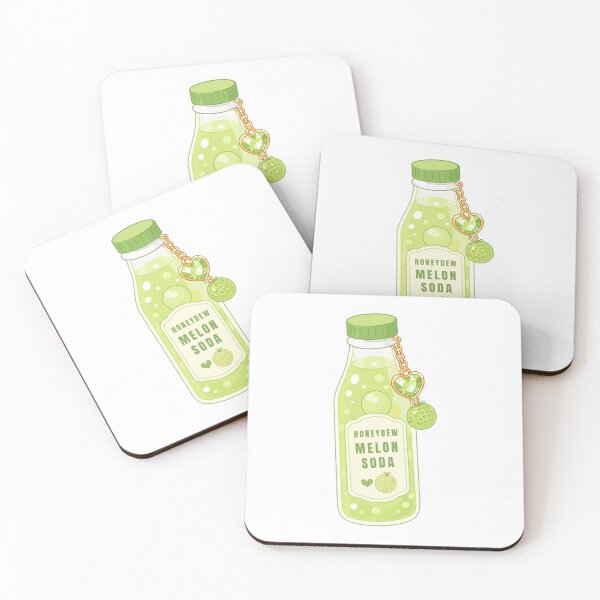 Item preview, Kawaii melon Soda Drink designed and sold by KJackArtwork.