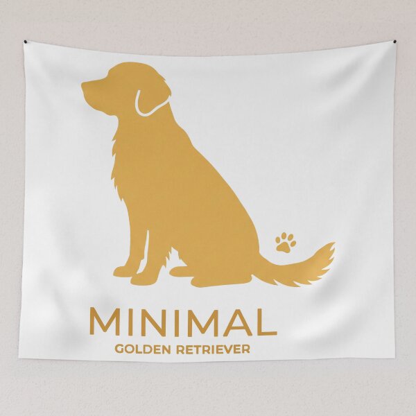 Item preview, Minimal Golden Retriever Silhouette designed and sold by zoughlal.