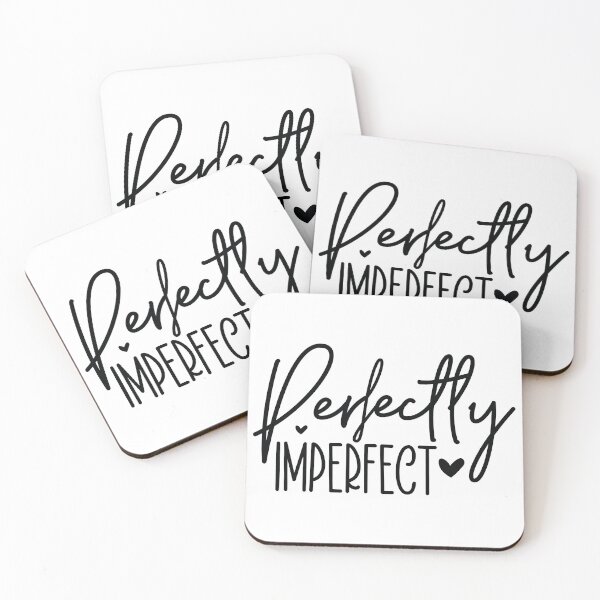 Item preview, Perfectly Imperfect - Motivational Quotes Retro Vintage Aesthetic Cute Self Love Gift designed and sold by FuzionRaptor.