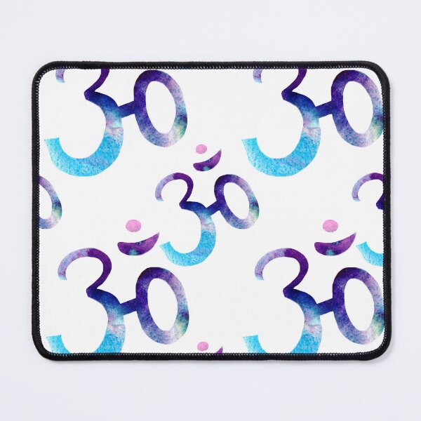 Item preview, Watercolor Om Symbol Spiritual Indian Art designed and sold by OrPolly.
