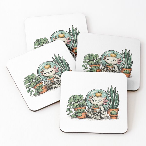Item preview, Relaxed Skeleton with Houseplants Monstera Snake Plant Pothos – Tattoo Flash Folk Art Risograph Illustration designed and sold by OnPointOutfits.