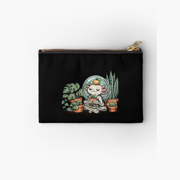 Item preview, Relaxed Skeleton with Houseplants Monstera Snake Plant Pothos – Tattoo Flash Folk Art Risograph Illustration designed and sold by OnPointOutfits.