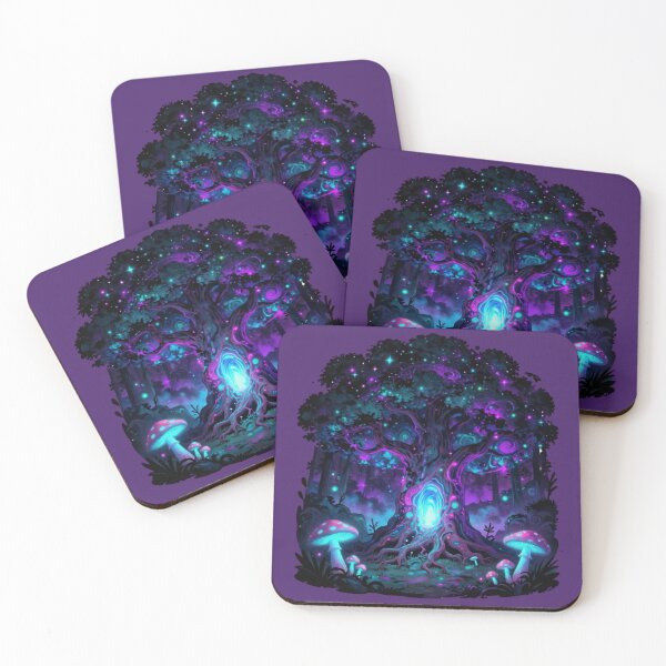 Item preview, Fantasy Forest at Night designed and sold by GoGreenlove.