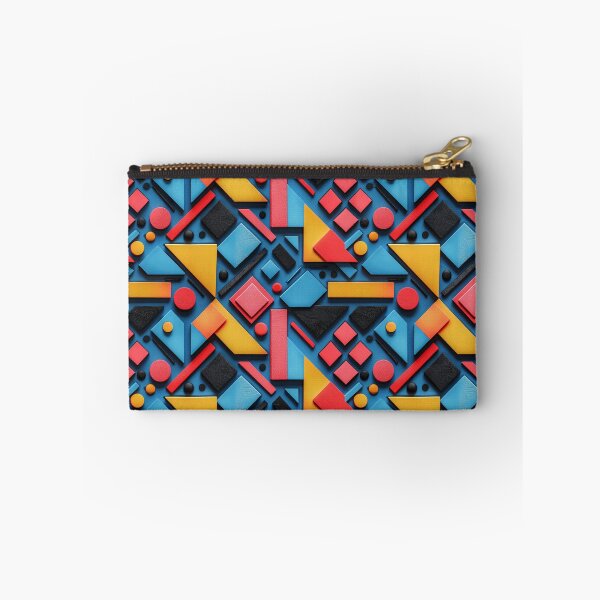 Item preview, Abstract Colorful Geometric Wooden Shapes Pattern designed and sold by NTGUILTY.