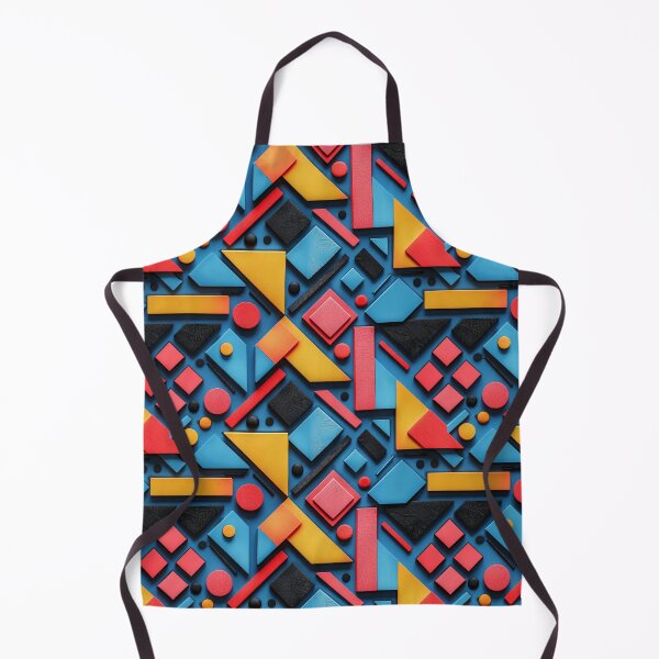 Item preview, Abstract Colorful Geometric Wooden Shapes Pattern designed and sold by NTGUILTY.