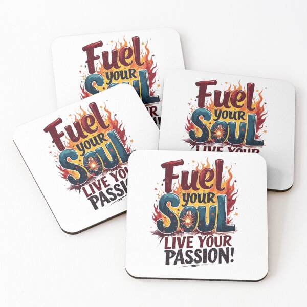 Item preview, Fuel Your Soul – Live Your Passion Typography Design designed and sold by GlowAura7.