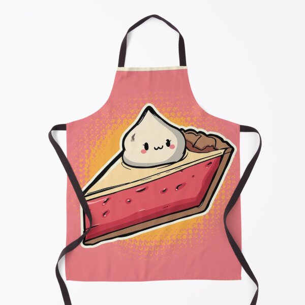 Item preview, Cute Kawaii Pie Slice with Whipped Cream Face designed and sold by Uniquely Yours.