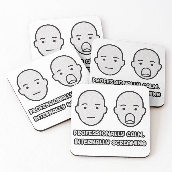 Item preview, Professionally Calm Internally Screaming ER Nurse designed and sold by Brokenfinger.