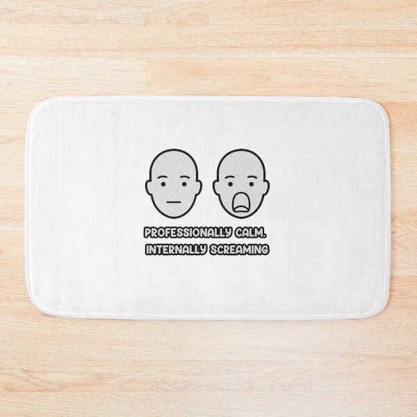 Item preview, Professionally Calm Internally Screaming ER Nurse designed and sold by Brokenfinger.