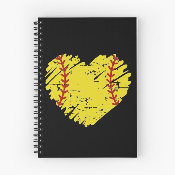 Item preview, Distressed Softball Heart  designed and sold by Gbriel3.