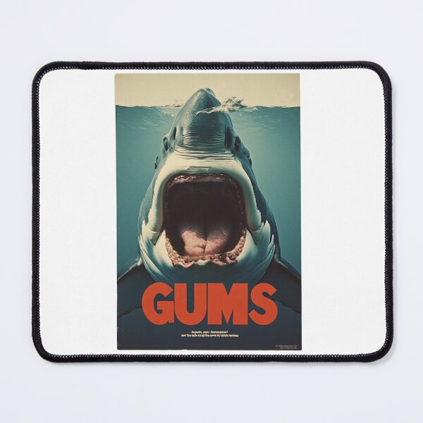 Item preview, Gums - Jaws Parody Poster! designed and sold by IanBakerToons.