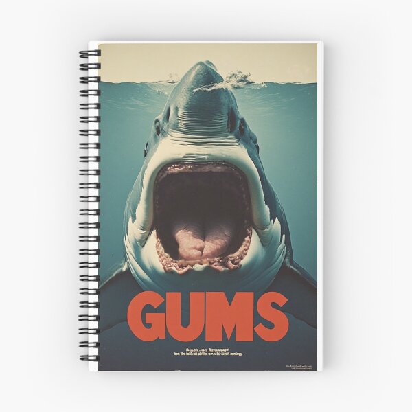Item preview, Gums - Jaws Parody Poster! designed and sold by IanBakerToons.