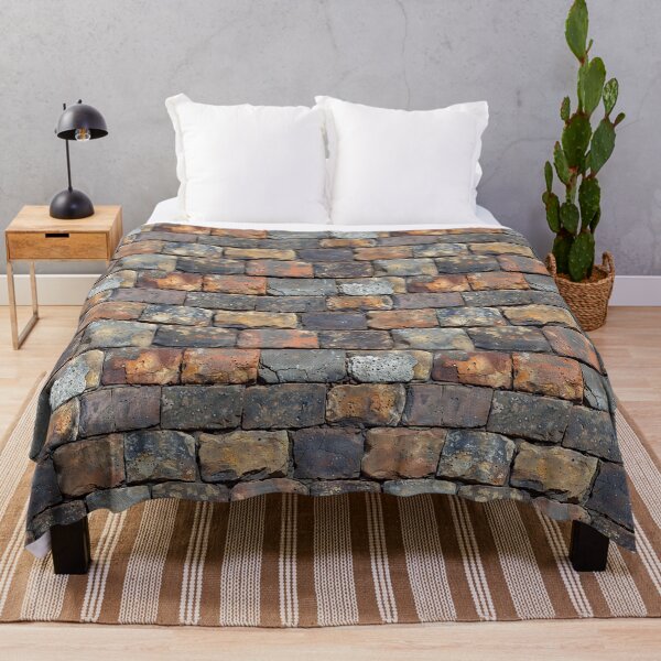 Item preview, Rustic Vintage Weathered Brick Wall Pattern designed and sold by NTGUILTY.