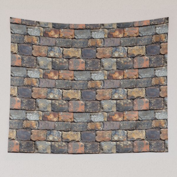 Item preview, Rustic Vintage Weathered Brick Wall Pattern designed and sold by NTGUILTY.