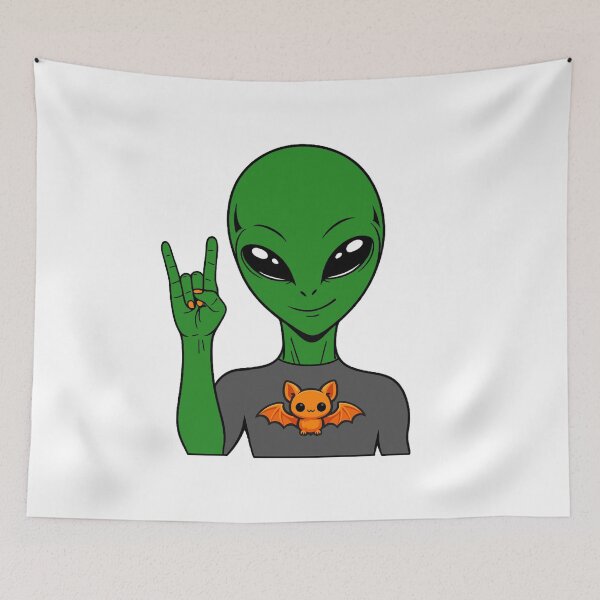 Item preview, Zorgo Halloween – Bat Shirt Alien | Cute Halloween Ghost Graphic | Funny Sci-Fi T-Shirt by The Visitors designed and sold by The-Visitors.