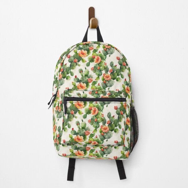Item preview, Watercolor Blooming Cactus Seamless Pattern designed and sold by NTGUILTY.