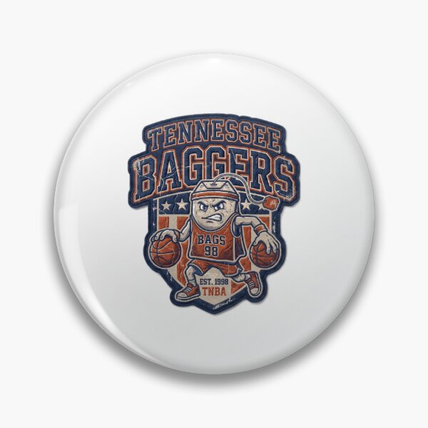 Item preview, Tennessee Baggers Tea Bag Basketball Mascot designed and sold by JBX Design.