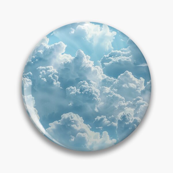 Item preview, Fluffy White Clouds Blue Sky Seamless Pattern designed and sold by NTGUILTY.