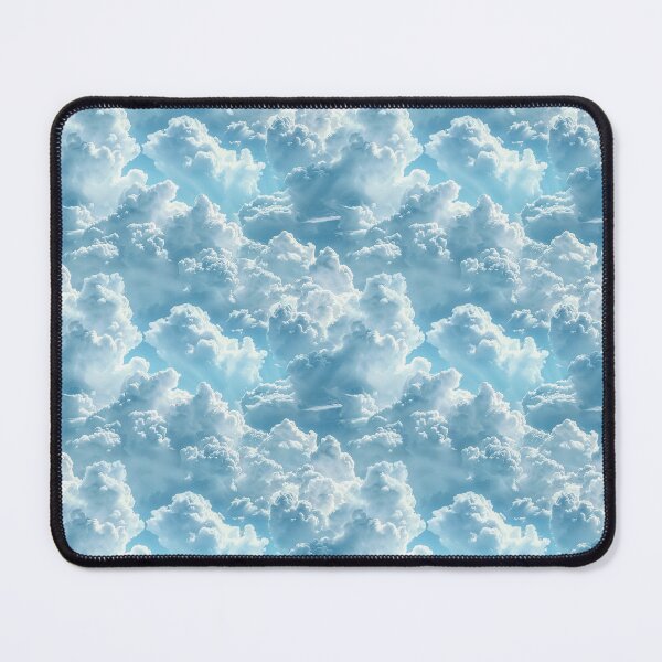 Item preview, Fluffy White Clouds Blue Sky Seamless Pattern designed and sold by NTGUILTY.