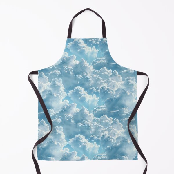 Item preview, Fluffy White Clouds Blue Sky Seamless Pattern designed and sold by NTGUILTY.