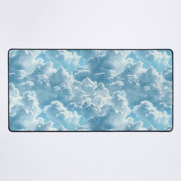 Item preview, Fluffy White Clouds Blue Sky Seamless Pattern designed and sold by NTGUILTY.