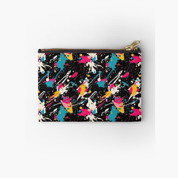 Item preview, Dark Neon Paint Splatter Urban Graffiti Pattern designed and sold by VibeShift Studio.