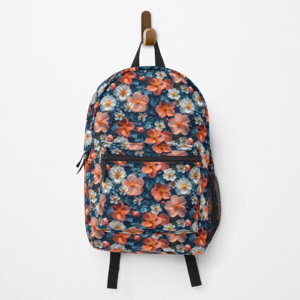 Aperçu de l'œuvre Motif floral sans couture pêche et blanc créée et vendue par NTGUILTY.