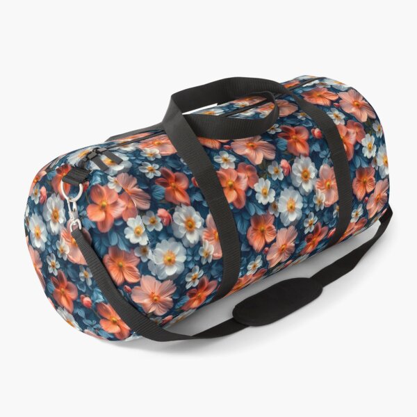 Item preview, Peach and White Floral Seamless Pattern designed and sold by NTGUILTY.