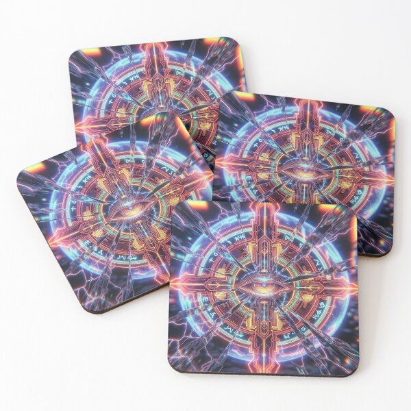 Item preview, "Neon Shield: Evil Eye Protection & Power Sigil" designed and sold by RavenCrow444.