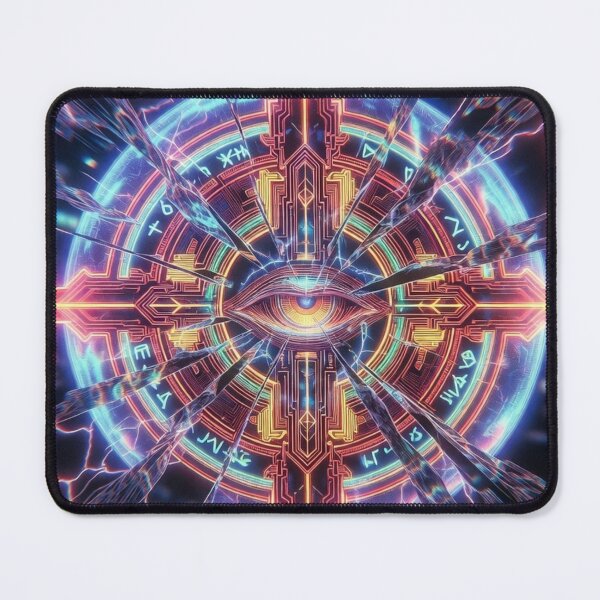 Item preview, "Neon Shield: Evil Eye Protection & Power Sigil" designed and sold by RavenCrow444.
