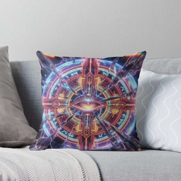 Item preview, "Neon Shield: Evil Eye Protection & Power Sigil" designed and sold by RavenCrow444.