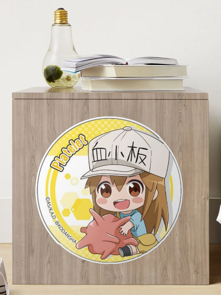 Hataraku Saibou Black - Platelet - Deka Acrylic Stand (Contents Seed)