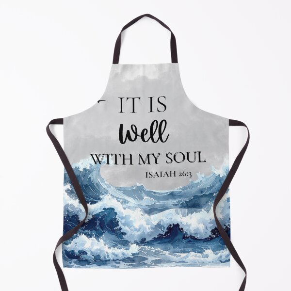 Item preview, It Is Well With My Soul Christian Ocean Design designed and sold by Grace & Ink.