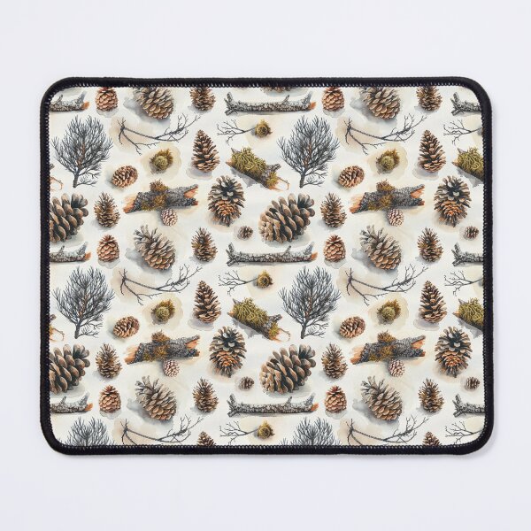 Item preview, Watercolor Pine Cones Forest Seamless Pattern designed and sold by NTGUILTY.