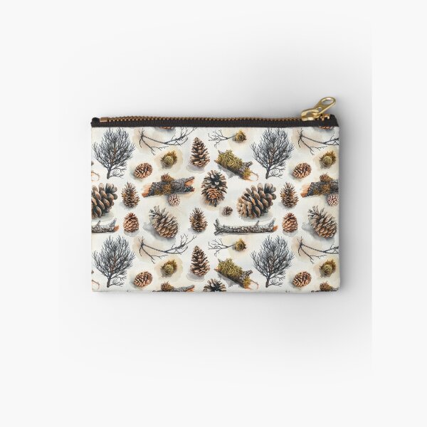Item preview, Watercolor Pine Cones Forest Seamless Pattern designed and sold by NTGUILTY.