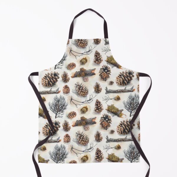 Item preview, Watercolor Pine Cones Forest Seamless Pattern designed and sold by NTGUILTY.