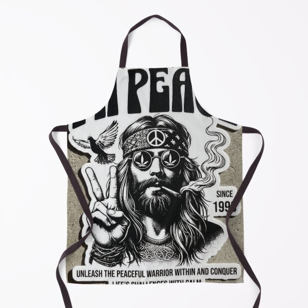 Item preview, I'm Peace Hippie Peaceful Warrior Sticker | Vintage 1960s 1970s Retro Peace Lover Design designed and sold by MAStrends.