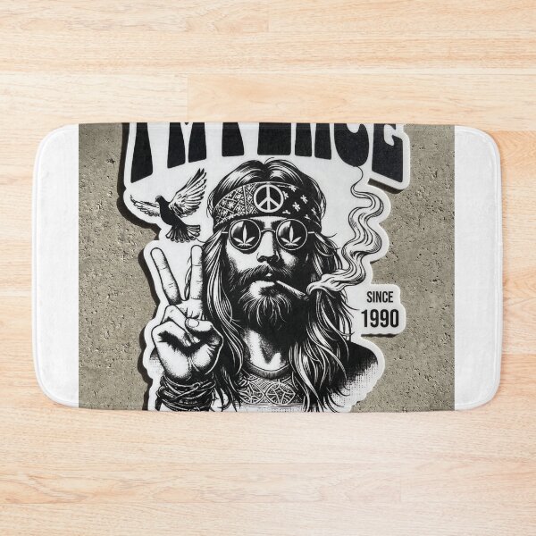 Item preview, I'm Peace Hippie Peaceful Warrior Sticker | Vintage 1960s 1970s Retro Peace Lover Design designed and sold by MAStrends.