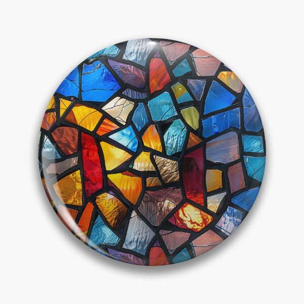 Item preview, Colorful Stained Glass Mosaic Seamless Pattern designed and sold by NTGUILTY.