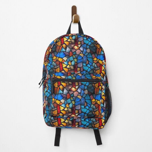 Item preview, Colorful Stained Glass Mosaic Seamless Pattern designed and sold by NTGUILTY.