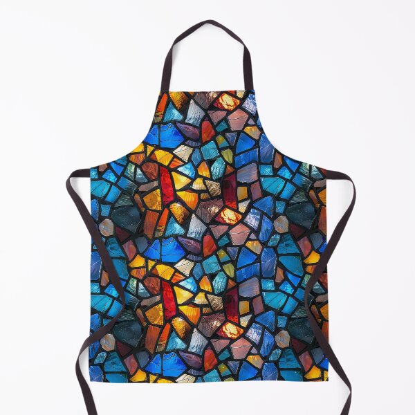 Item preview, Colorful Stained Glass Mosaic Seamless Pattern designed and sold by NTGUILTY.