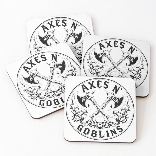 Item preview, Axes N Goblins - Classic Hard Rock Fantasy Merch designed and sold by Dice_Goblin_Studio.