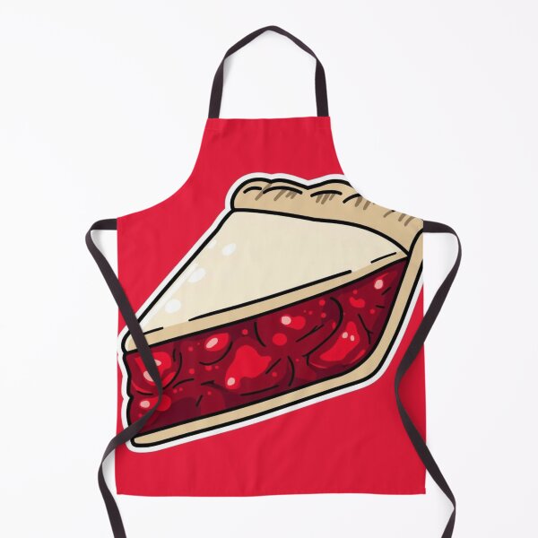 Item preview, Cute Kawaii Cherry Pie Slice Sticker Design designed and sold by Uniquely Yours.