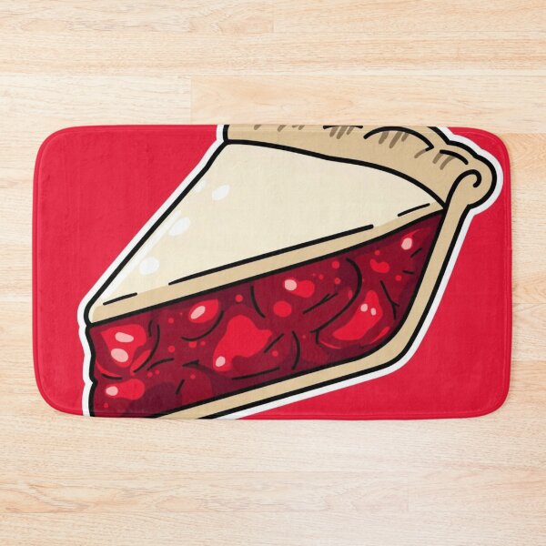 Item preview, Cute Kawaii Cherry Pie Slice Sticker Design designed and sold by Uniquely Yours.